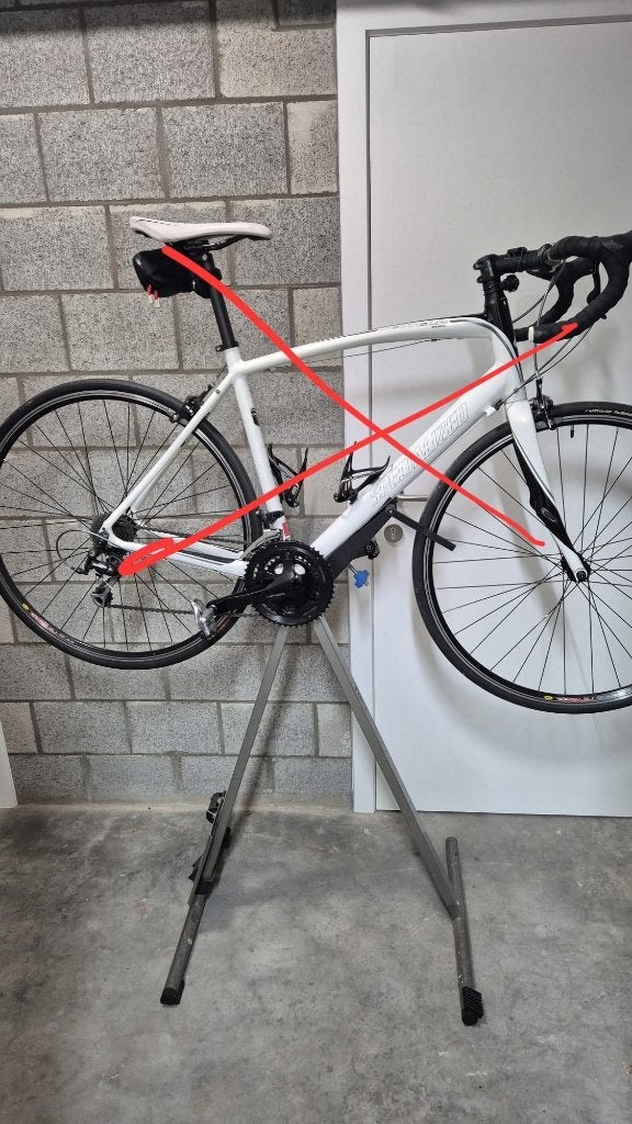 Tacx Flow trainer + fietsmontage staander, Enlèvement, Utilisé