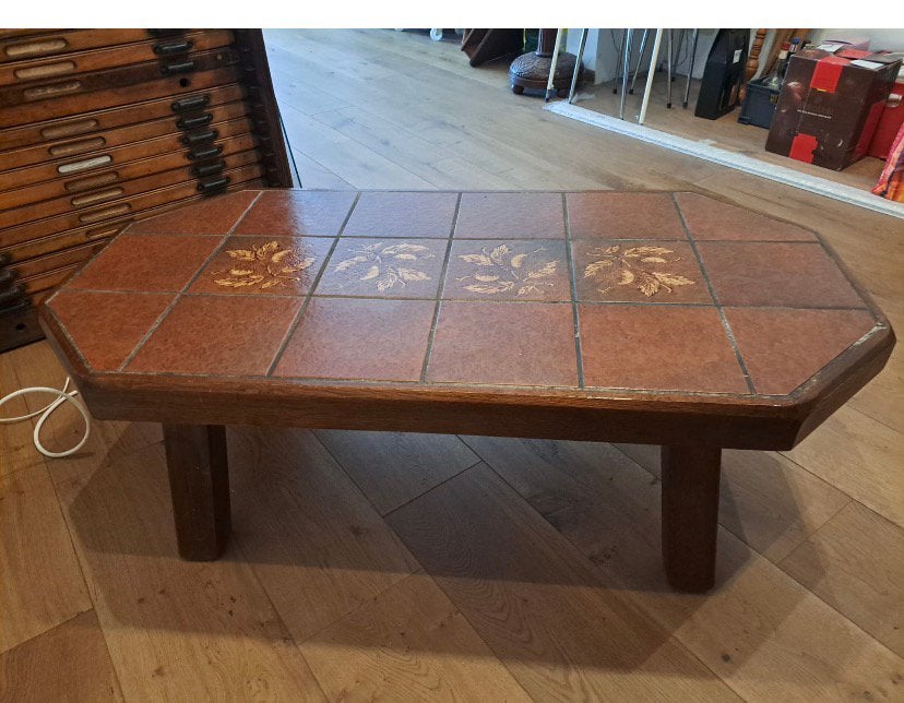 Stevige salontafel., Ophalen, Gebruikt, Overige vormen, Eikenhout
