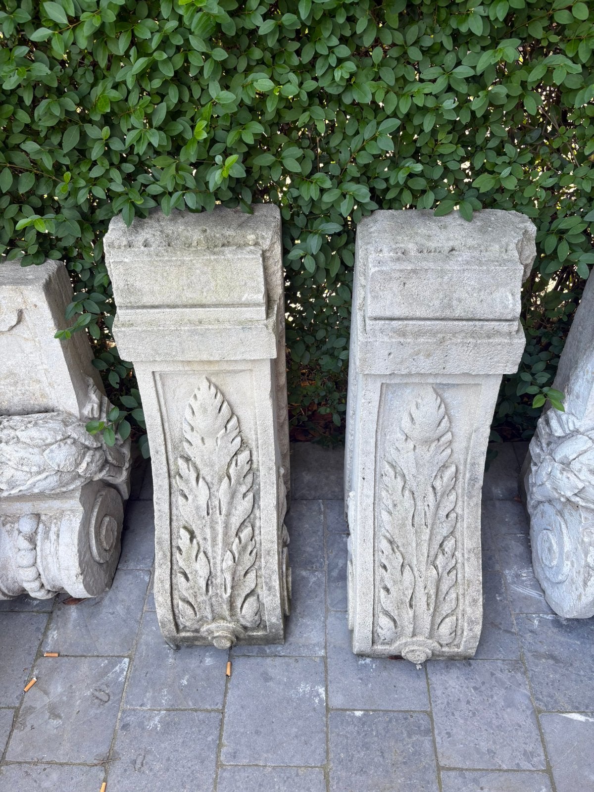Zeer mooie franse witsteen ornamenten, Huis en Inrichting, Ophalen, Zo goed als nieuw