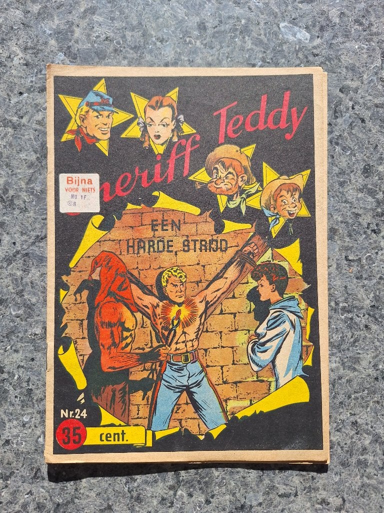 Dami Lehning Sheriff Teddy 24 - Harde Strijd (1955), Eén stripboek, Ophalen of Verzenden, Gelezen