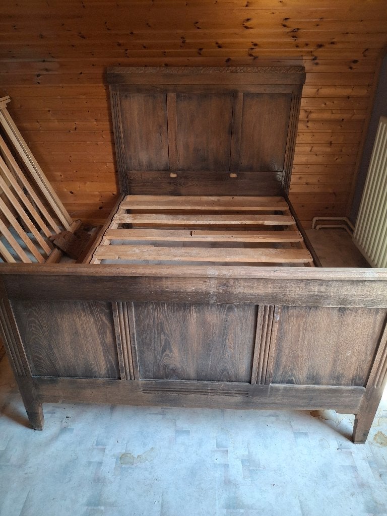 2 antieken houten bed, Ophalen