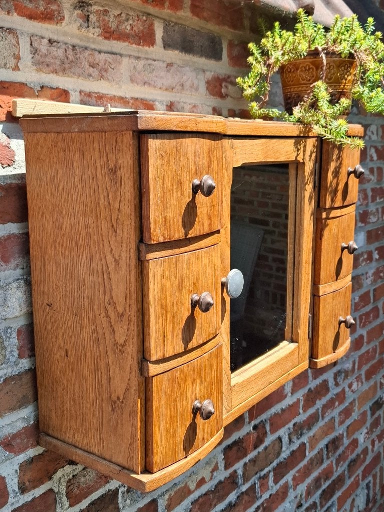 Armoire murale art déco - ancienne armoire à glace - commode, Antiquités & Art, Enlèvement