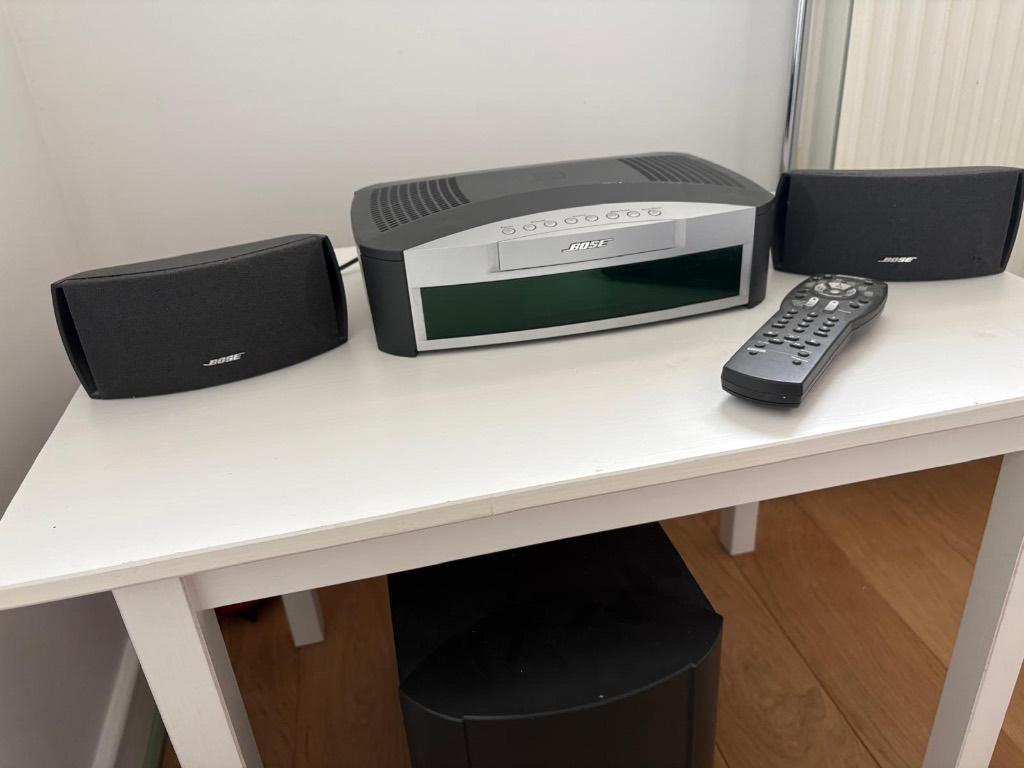 Bose AV3-2-1 Home cinema DVD media system, Gebruikt, 2.1-systeem, 70 watt of meer, Dvd-speler