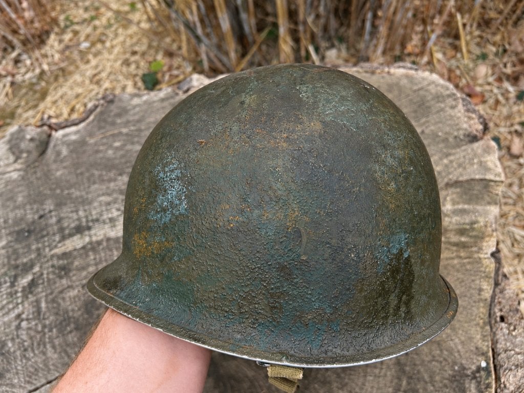 casque us ww2 pattes fixes camouflage, Enlèvement ou Envoi, Autres