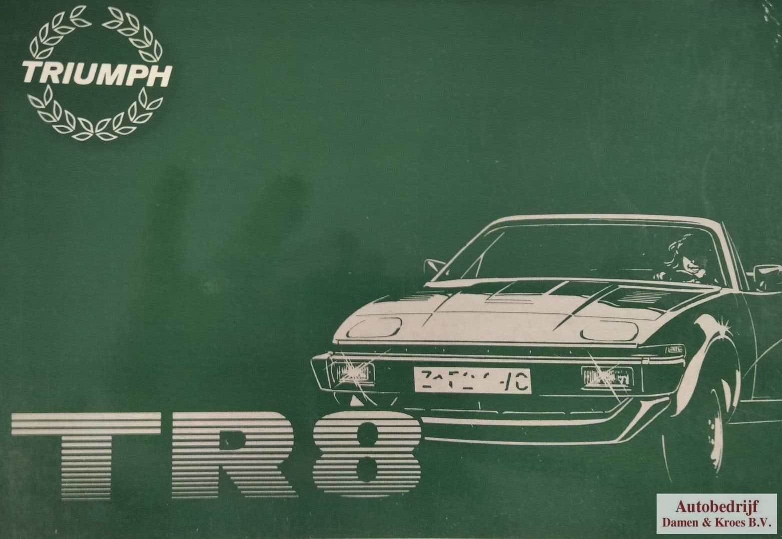 Handboek Triumph TR8 instructieboekje, Enlèvement ou Envoi