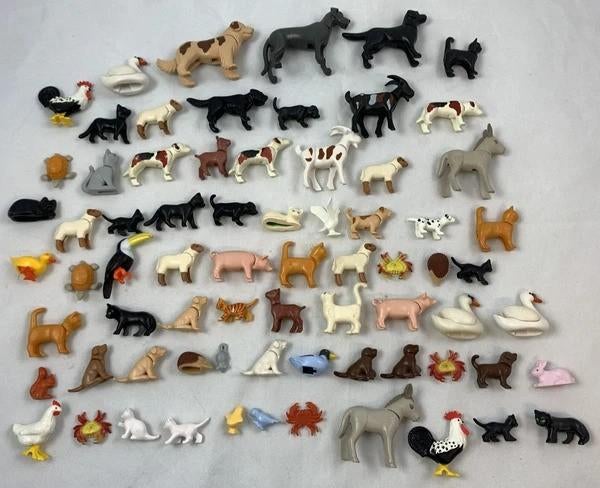 Playmobil Dieren Hond Kat Zwaan Kip 65 Figuren verzameling, Kinderen en Baby's, Speelgoed | Playmobil, Verzenden, Zo goed als nieuw