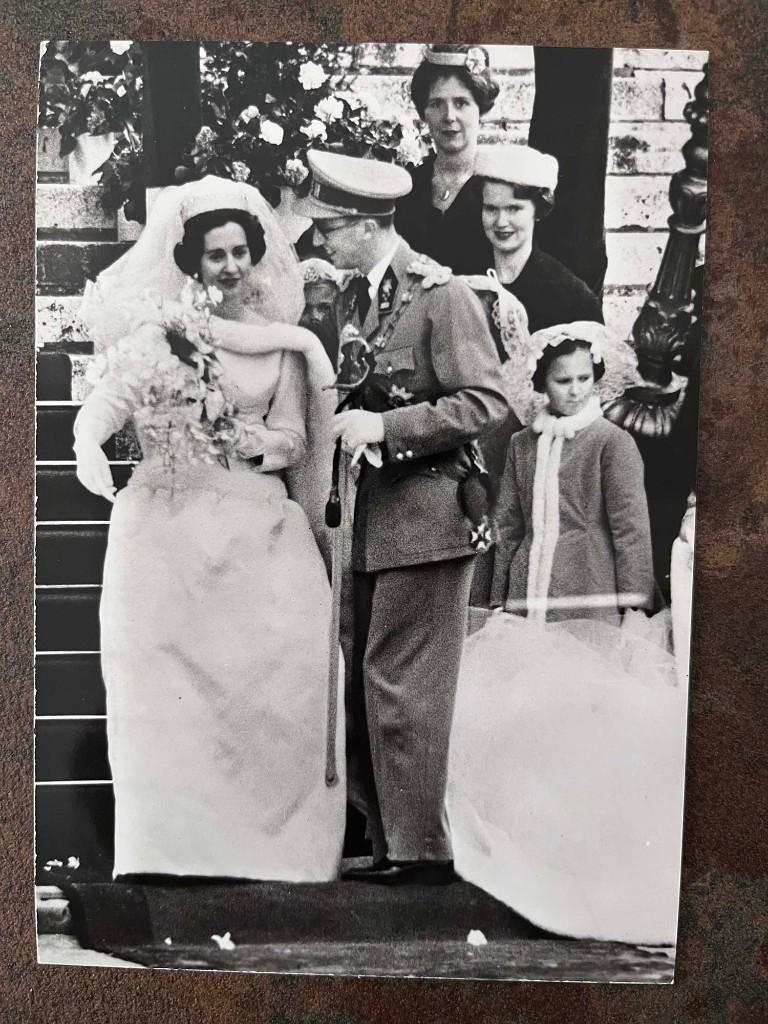 Carte postale vintage rare - Roi Baudouin et Fabiola, Enlèvement ou Envoi, Non affranchie