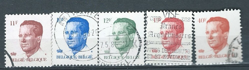 BELGIQUE, Envoi, Affranchi, Oblitéré, Maison royale