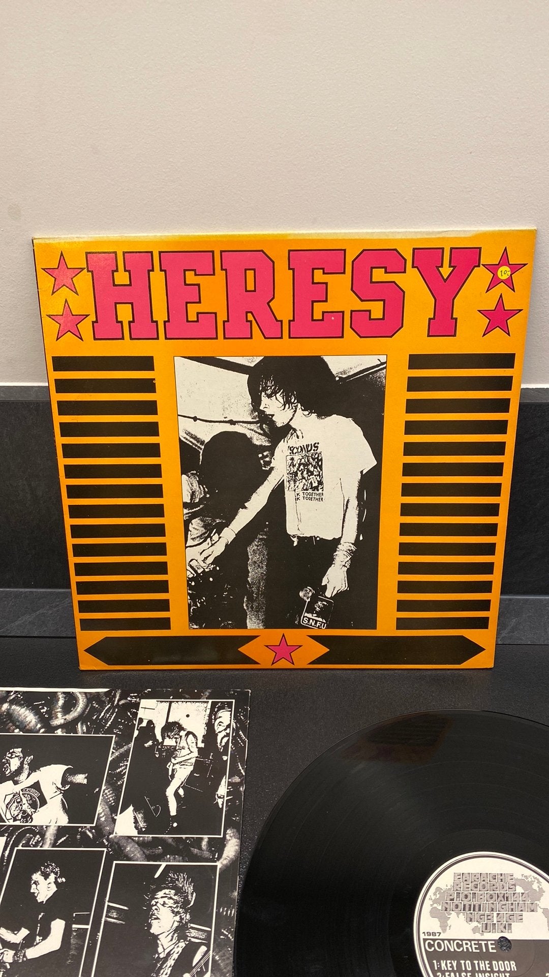 Vinyl Heresy:  hardcore punk, thrashcore  punkscene, Ophalen of Verzenden, Zo goed als nieuw