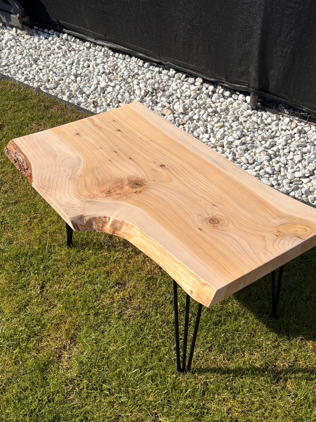 Boomstam salontafel, Huis en Inrichting, Tafels | Salontafels, Ophalen, 50 tot 100 cm, Nieuw, 50 tot 100 cm