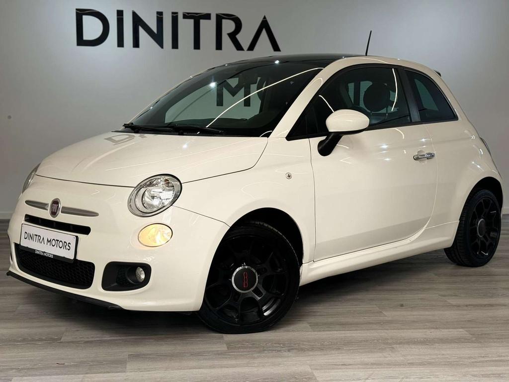 Fiat 500 1.2i Sport - Airco/*TOPSTAAT!, Auto's, 4 zetels, Gebruikt, 4 cilinders, Alcantara