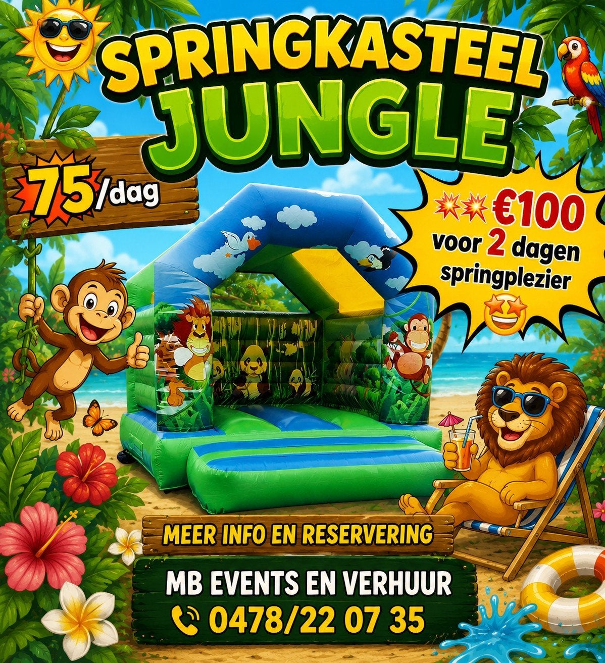 Springkasteel Te Huur, Tickets & Billets, Événements & Festivals