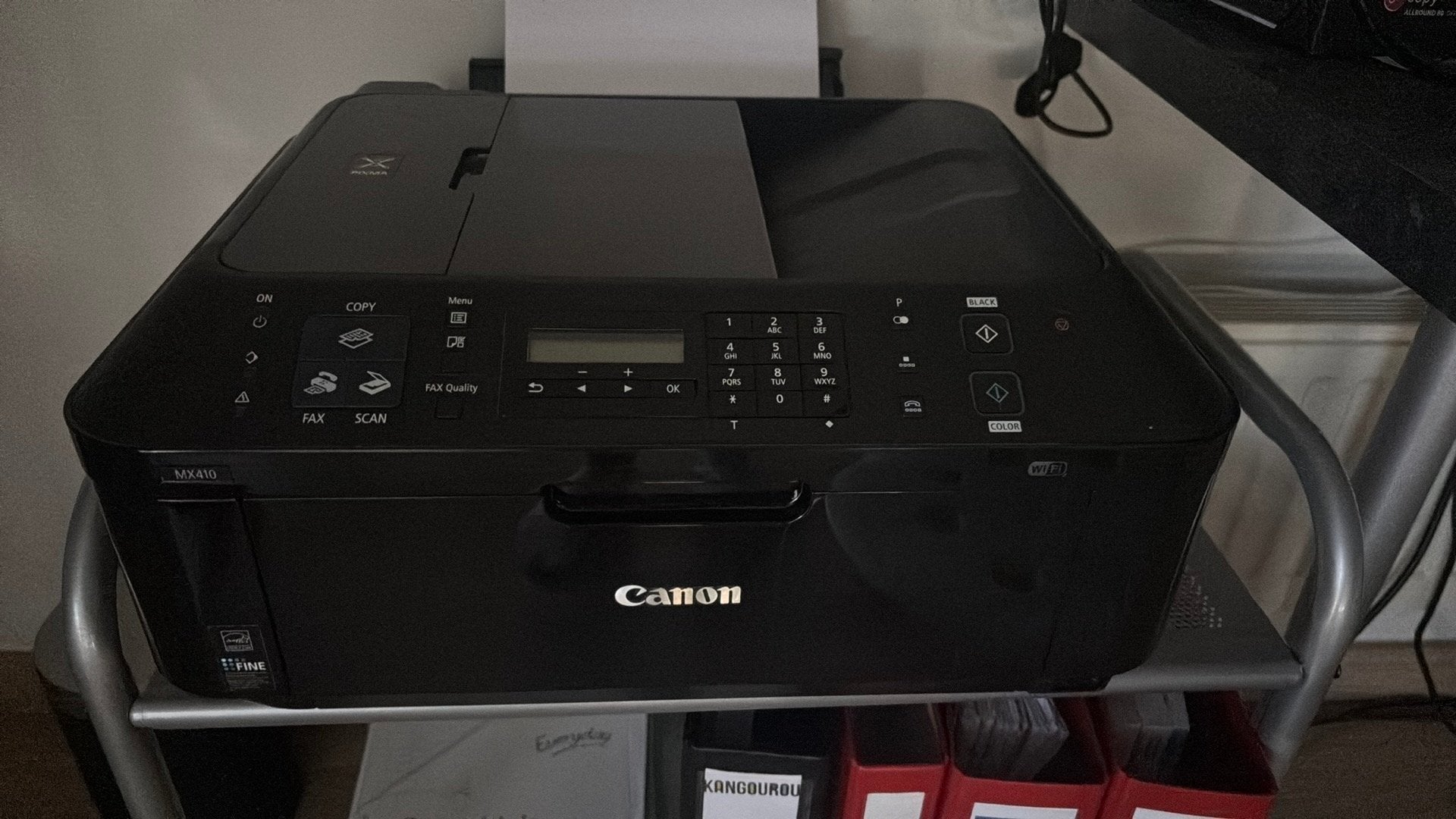 Imprimante Canon mx410 avec cartouche d'encre supplémentaire, Enlèvement ou Envoi, Imprimante, Wi-Fi intégré, Utilisé