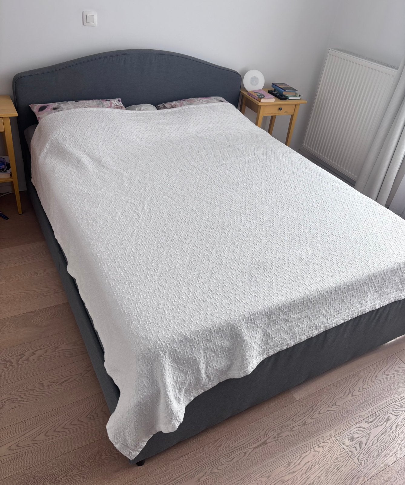 Lit IKEA HAUGA 160x200 à vendre, Ophalen, Gebruikt, Tweepersoons, 200 cm