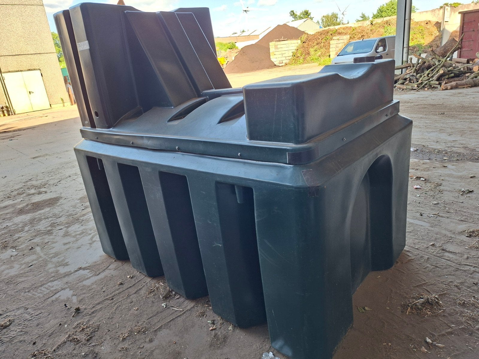 Diesel / mazout tank, Ophalen