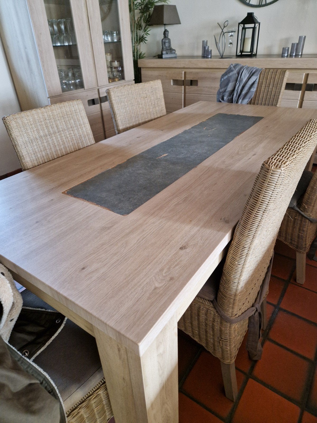 Table Salle à manger +8 chaises, Maison & Meubles, Salles à manger complètes, Enlèvement