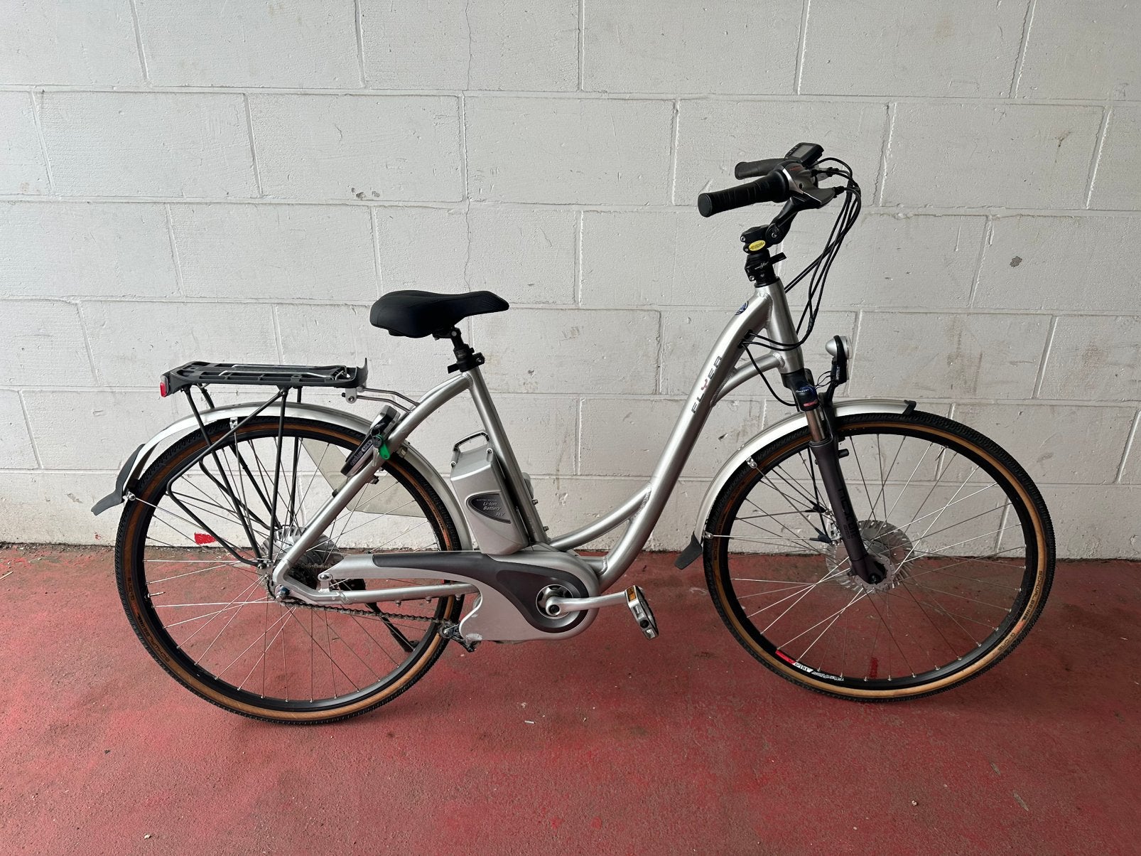 elektrische damesfiets flyer, Enlèvement, Comme neuf