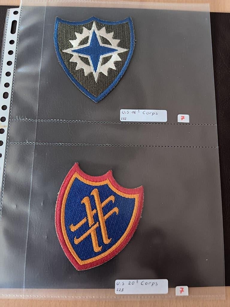 Us ww2 patches, Ophalen of Verzenden