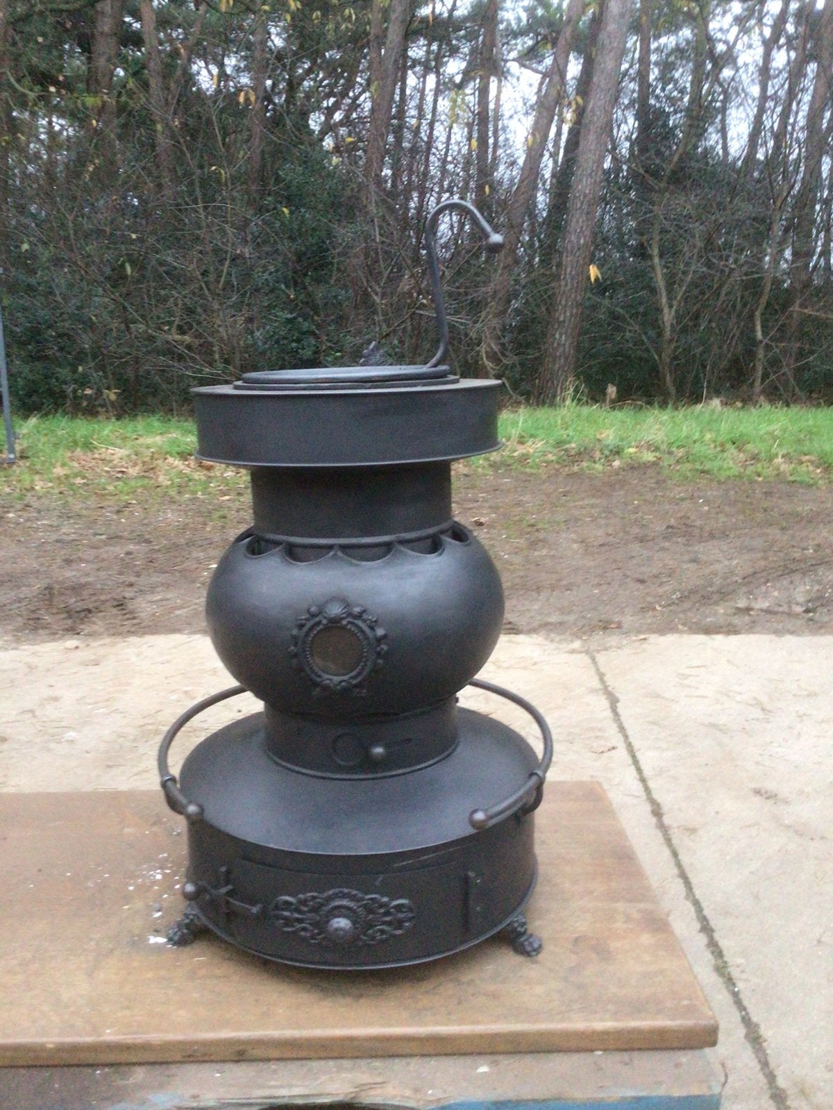 Kachel, hout of kolen, Ophalen, Zo goed als nieuw, Hout