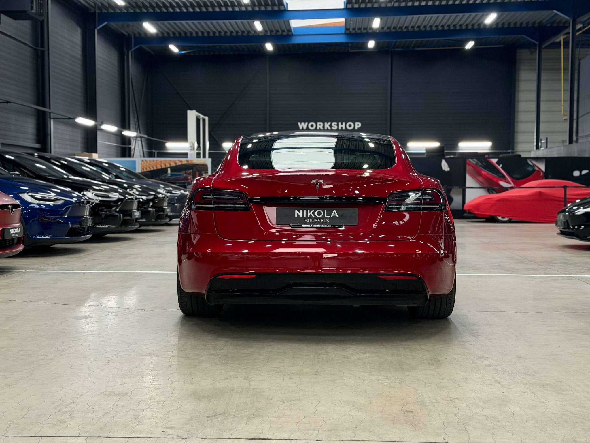 Tesla Model S LONG RANGE - FSD - 21" ARACHNID WHEELS - PREMI, Autos, Tesla, Rouge, Achat, Entreprise, Model S