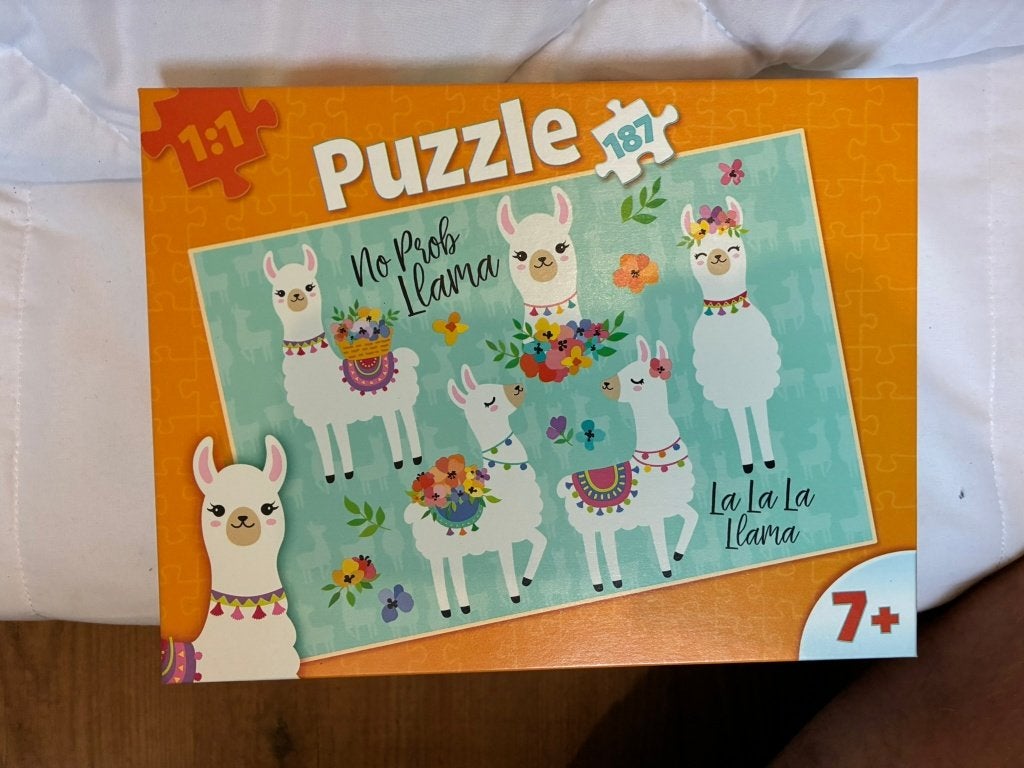 lama puzzel 187 st, Ophalen of Verzenden