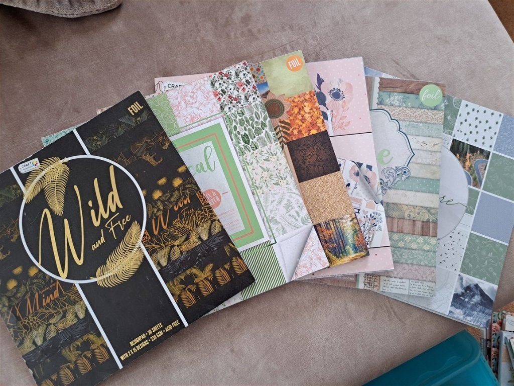 Knutselmateriaal, Hobby & Loisirs créatifs, Scrapbooking, Enlèvement ou Envoi, Utilisé, Papier ou Carton