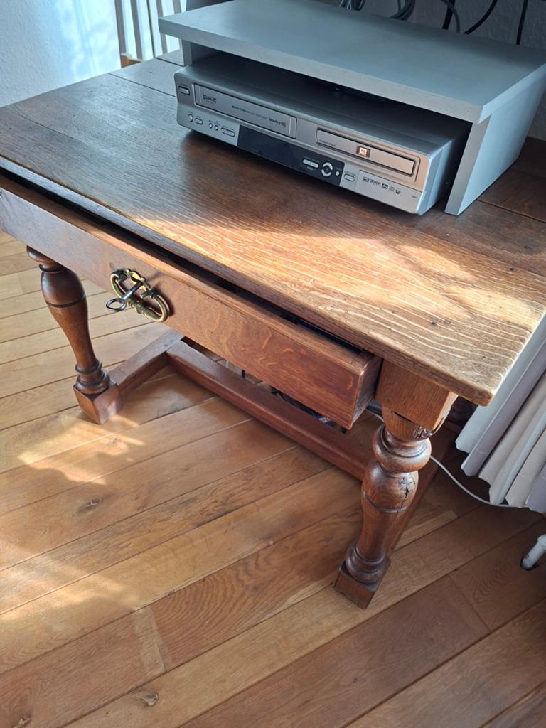 Bureau table chêne massif, Maison & Meubles, Tables | Tables de salon, Enlèvement, Chêne