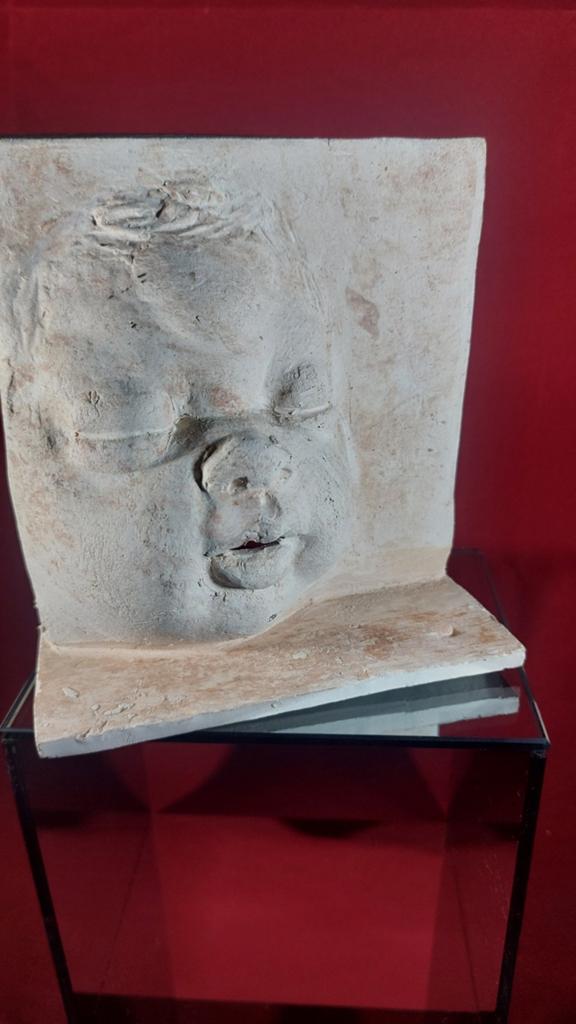 Uniek Handgesigneerd Keramisch Bas-Reliëf – Jan Dumortier, Antiek en Kunst, Ophalen of Verzenden