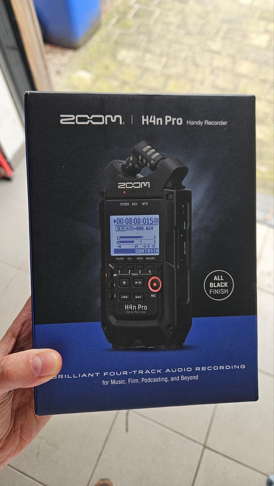 Handy Recorder ZOOM H4n Pro Black - Nieuw in de doos, Musique & Instruments, Microphones, Enlèvement