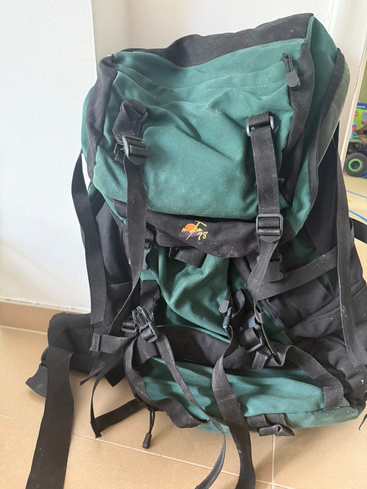 Rugzak 60l, Ophalen, Gebruikt, Waterdicht