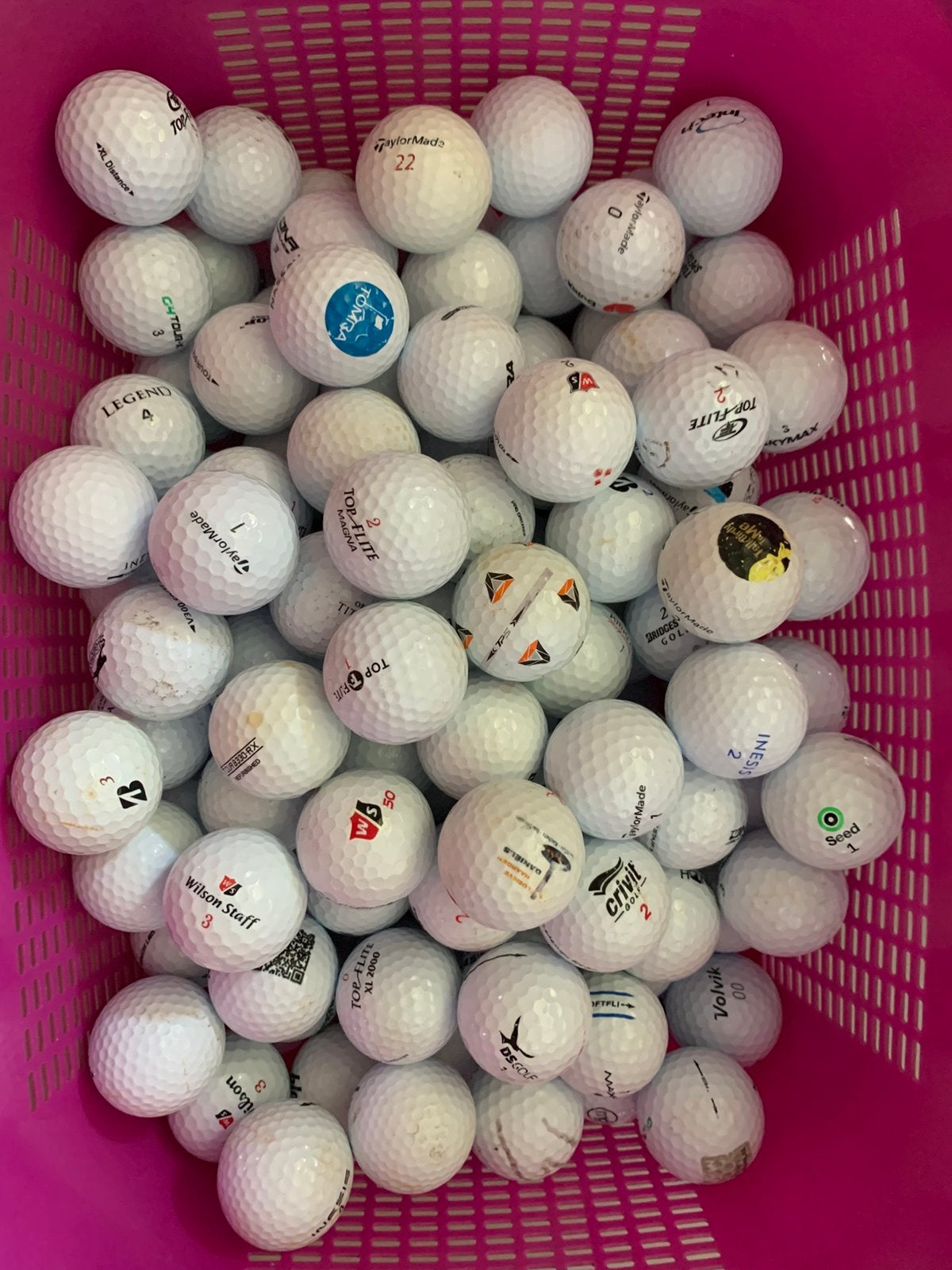 Golfballen / gemengd 150 st, Ophalen, Zo goed als nieuw