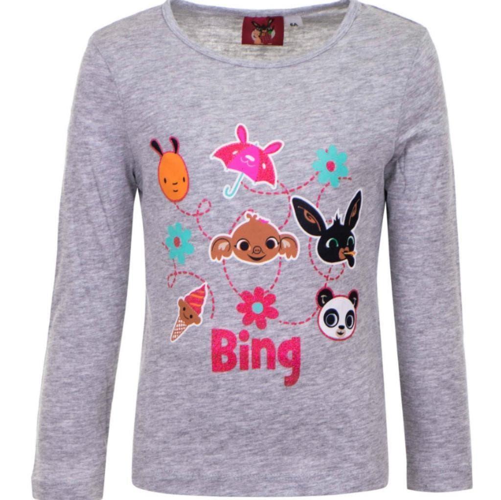 Bing Konijn Longsleeve Shirt Grijs - Maat 110 - 116 - Katoen, Kinderen en Baby's, Kinderkleding | Maat 110, Nieuw, Meisje, Shirt of Longsleeve