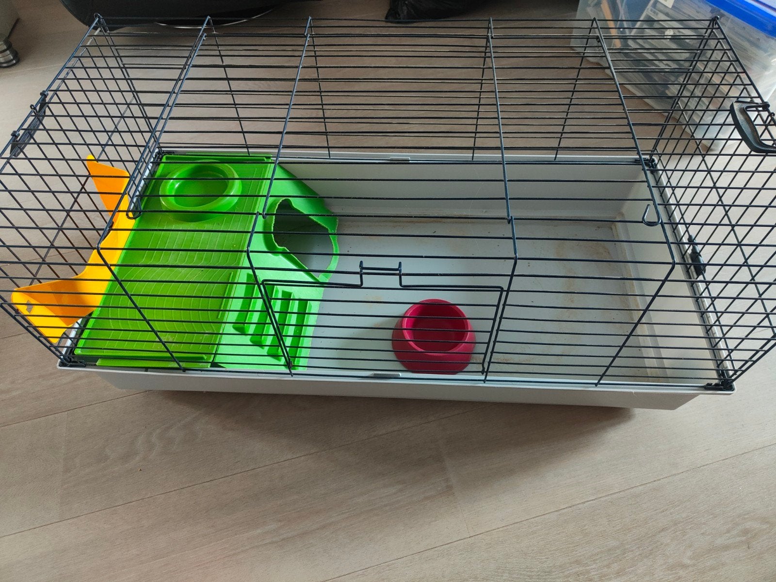 hok konijn/cavia, Enlèvement