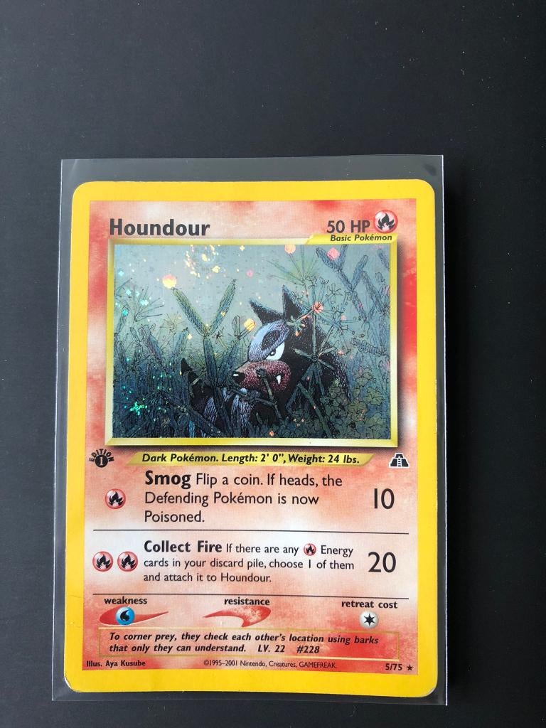 Houndour, première édition, Neo Discovery, Enlèvement ou Envoi, Neuf, Cartes en vrac