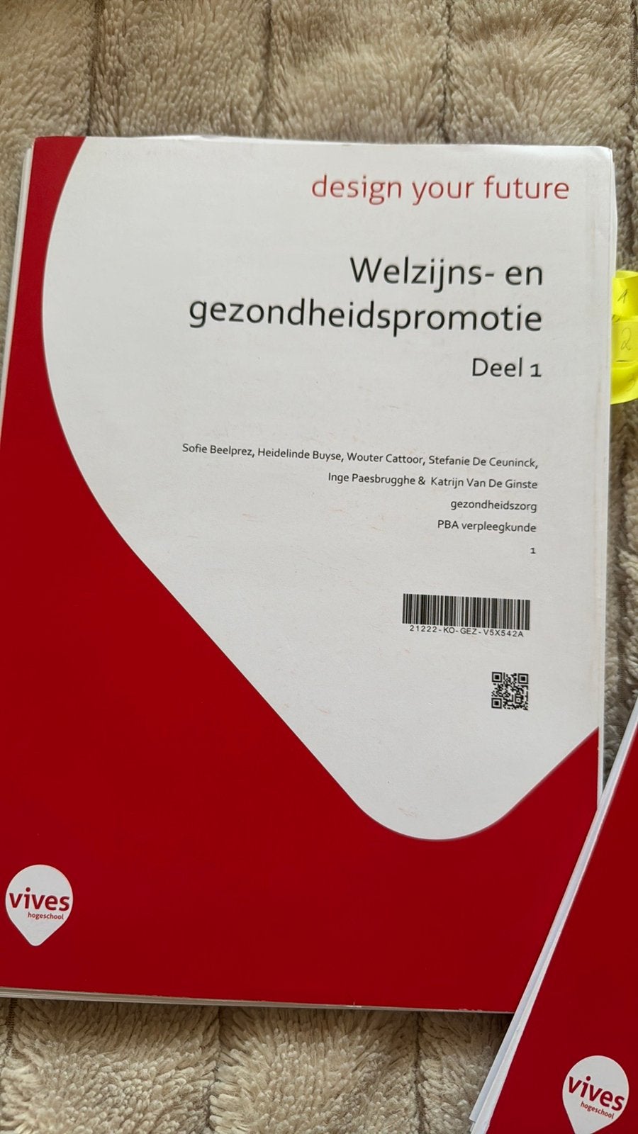 Welzijn en gezondheidspromotie, Boeken, Ophalen of Verzenden, Gelezen, Hogeschool