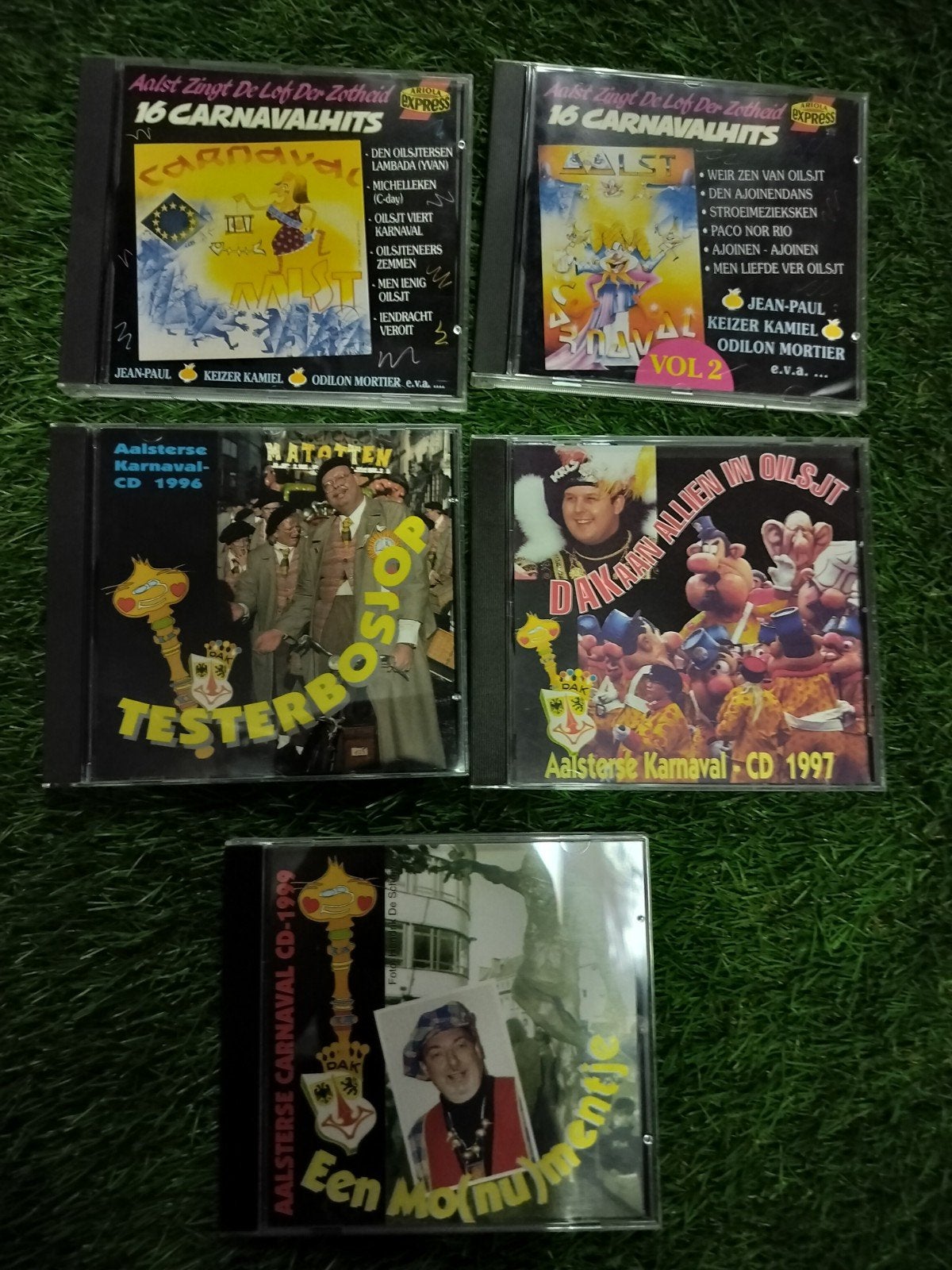 Aalst carnaval - 5 cd's, Cd's en Dvd's, Cd's | Nederlandstalig, Ophalen of Verzenden, Zo goed als nieuw, Feestmuziek, Album