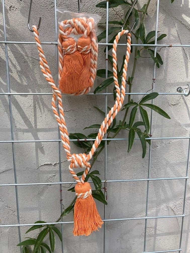 EMBRASSE MET DUBBELE FLOS ORANJE NIEUW, Huis en Inrichting, Stoffering | Gordijnen en Lamellen, Nieuw, Overige kleuren, Ophalen of Verzenden