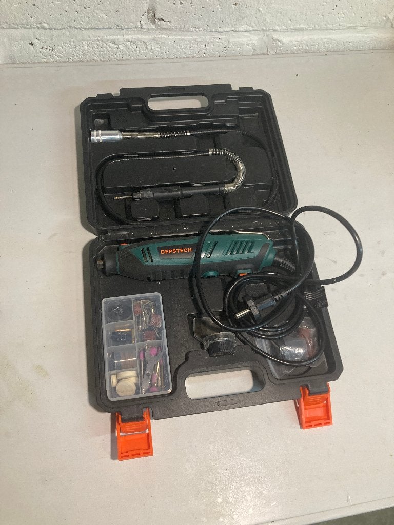 Coffret outil rotatif multifonction ( Type Dremel), Bricolage & Construction, Enlèvement, Utilisé