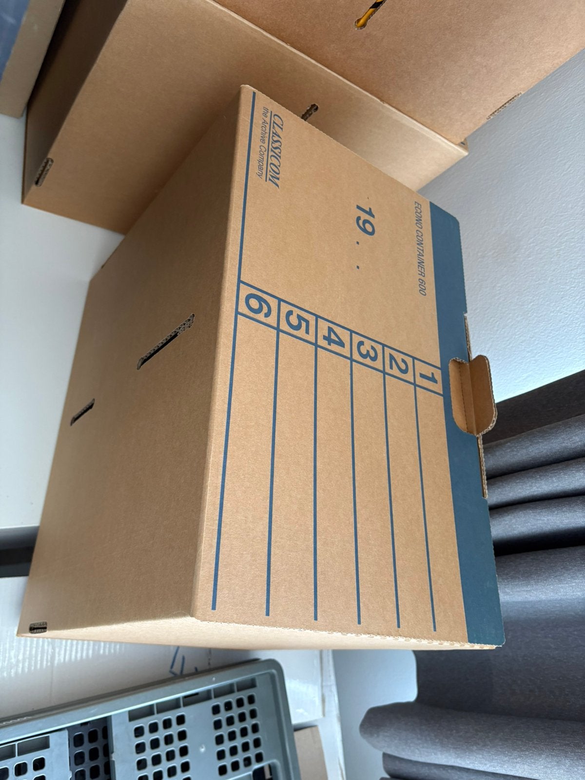 archiefdozen / verhuisdozen, Doe-het-zelf en Bouw, Kratten en Dozen, Ophalen, Zo goed als nieuw, Doos, Opvouwbaar