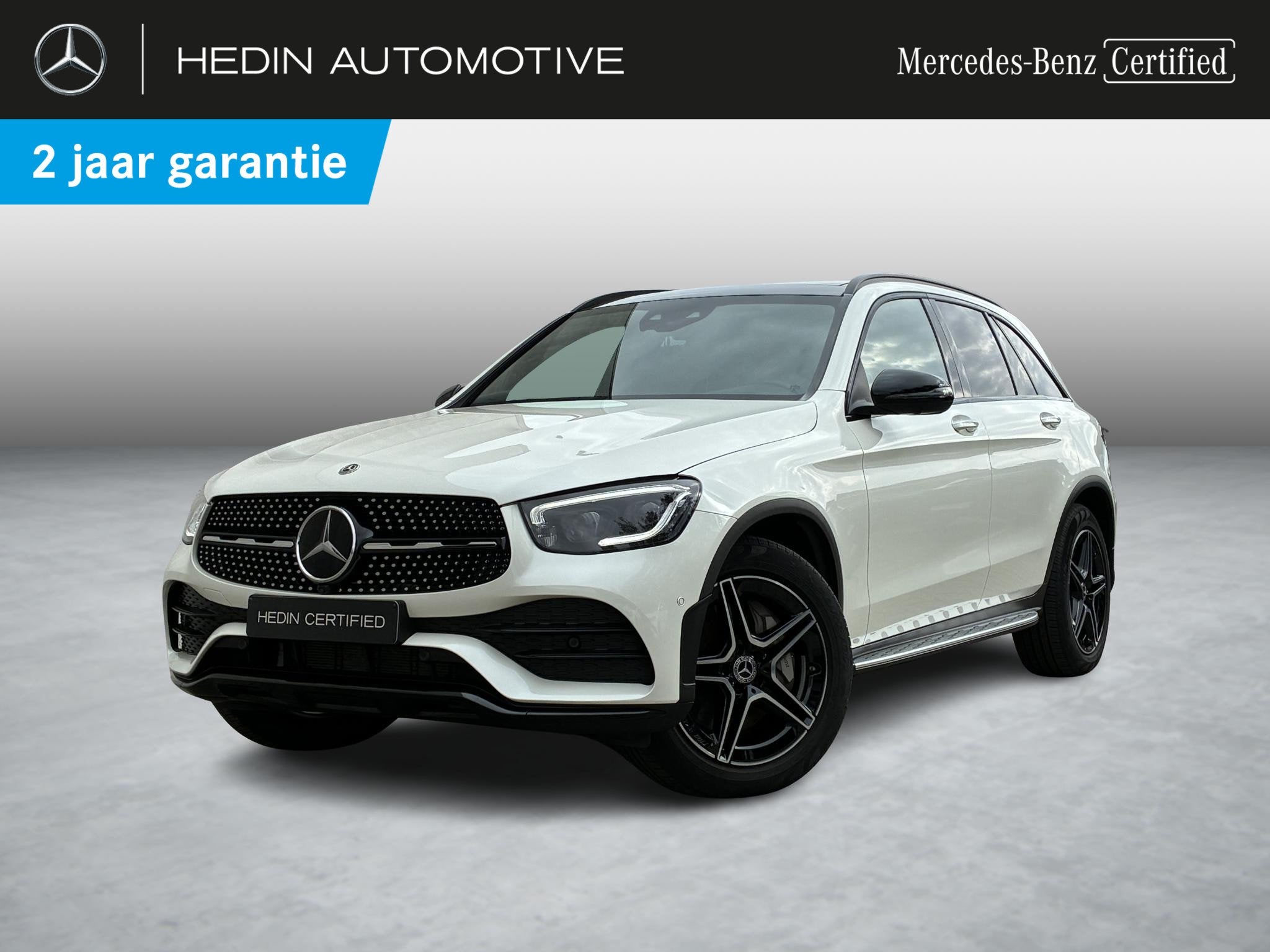 Mercedes-Benz GLC-Klasse 200 4MATIC SUV AMG Line | Panoramis, Entreprise, 2000 kg, Entretenue par le concessionnaire, Noir