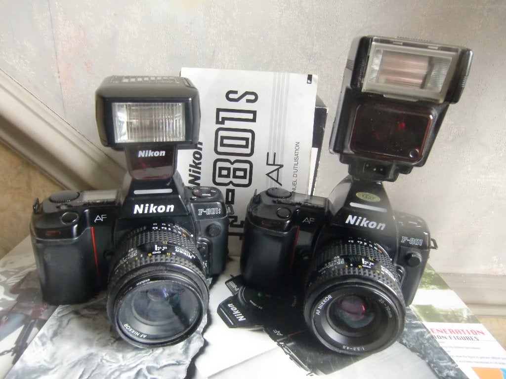 lot Nikon f801/f801S, Audio, Tv en Foto, Ophalen of Verzenden, Gebruikt, Spiegelreflex, Nikon
