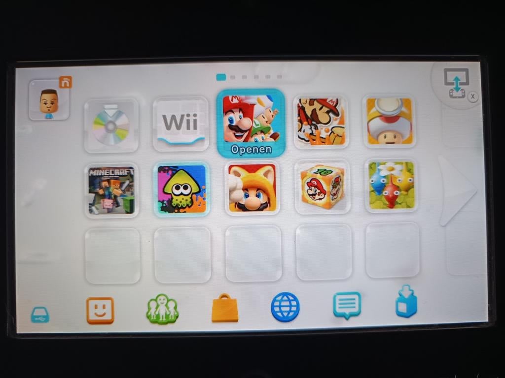 Nintendo Wii u met 10 spelletjes en extra controlers, Ophalen