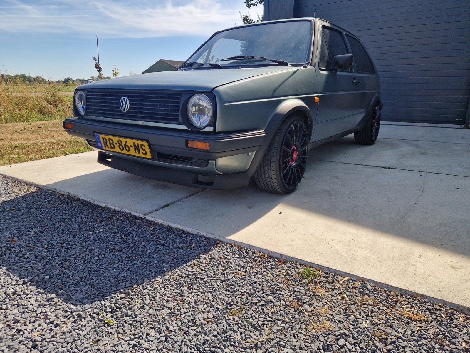 volkswagen Golf mk2 vr6 170pk, Auto's, Voorwielaandrijving, 110 kW, Blauw, Blauw