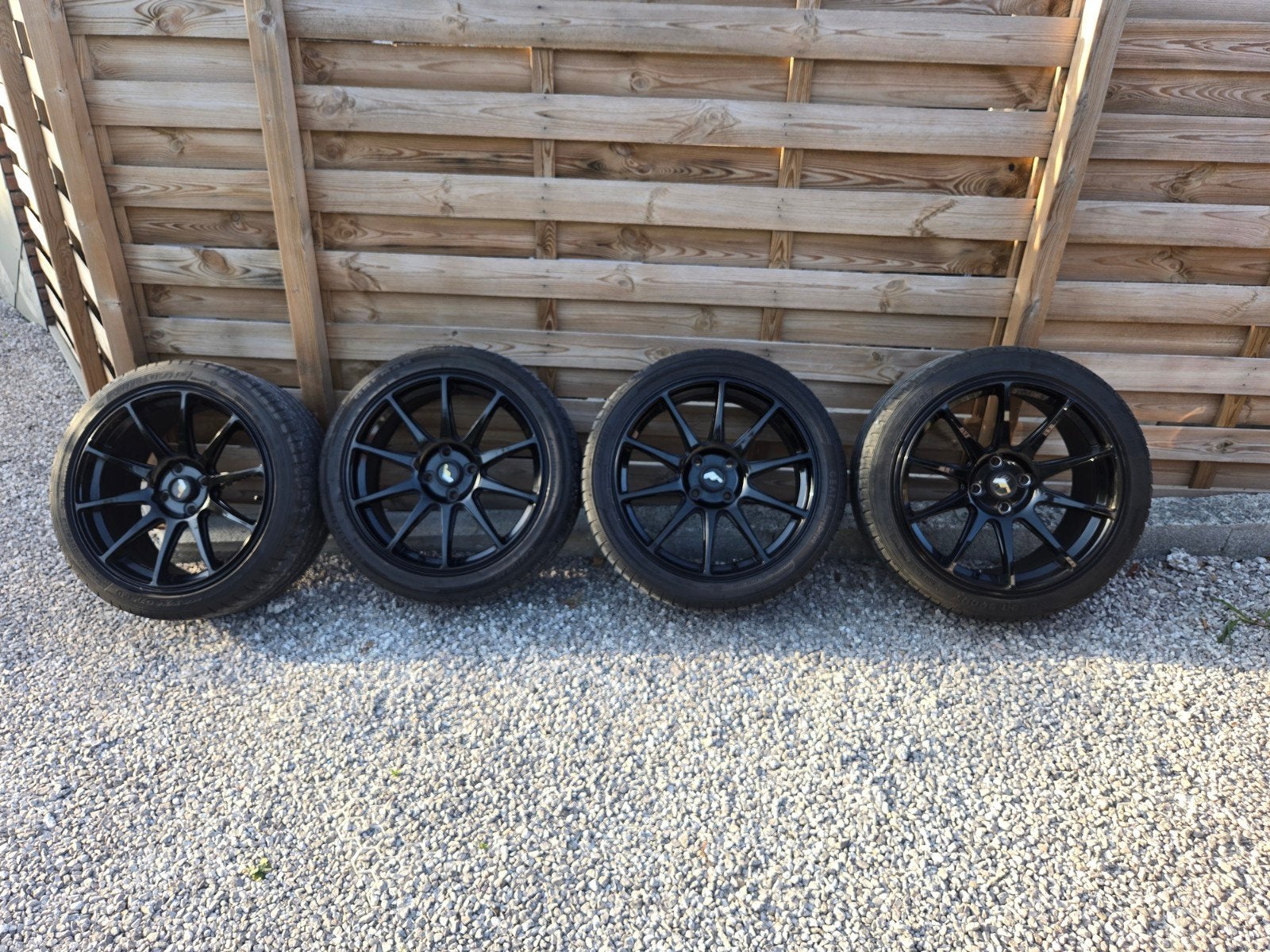 Japan Racing Jr11 18 inch breedset 4x108, Auto-onderdelen, Banden en Velgen, Ophalen, 18 inch, Band(en)