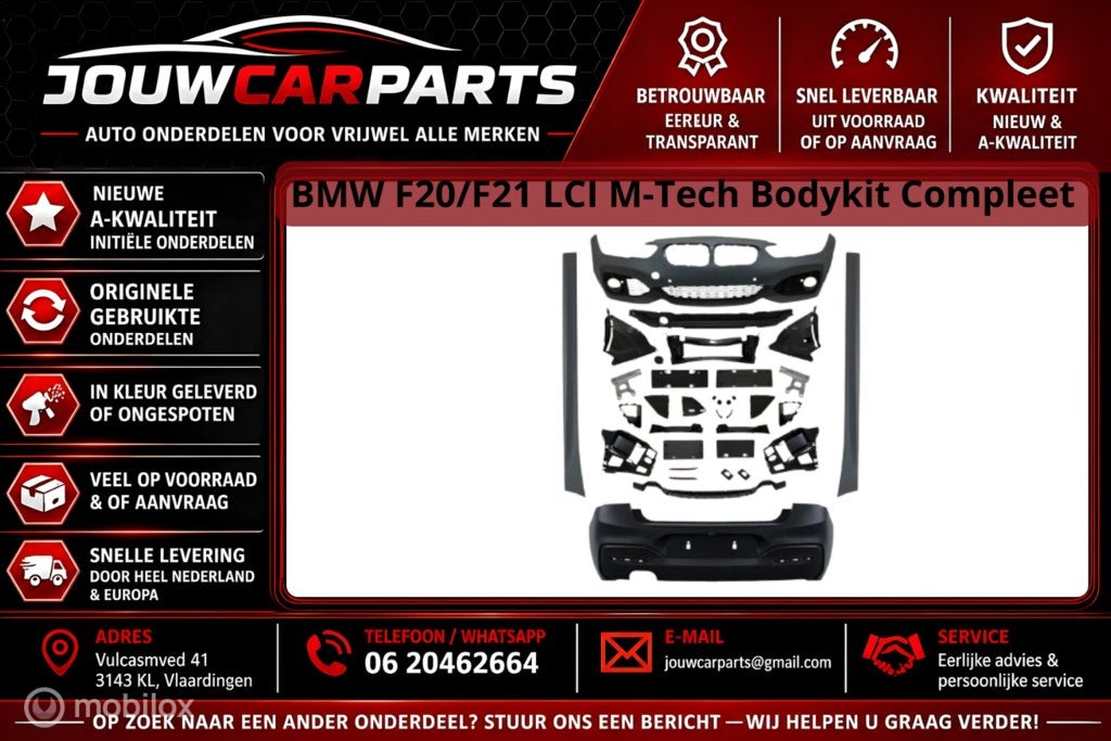 BMW F20/F21 LCI M-Tech Bodykit Compleet (2015-2019), Nieuw, Ophalen of Verzenden, BMW, BMW