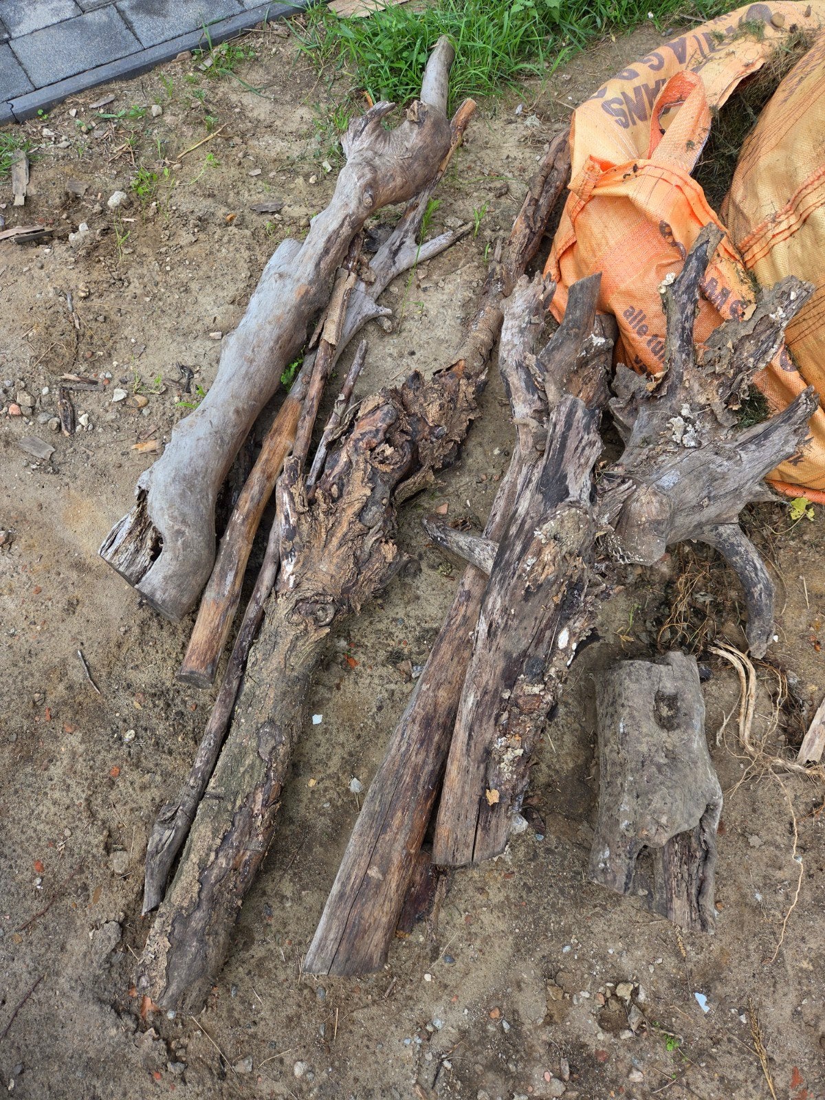 Gratis hout, Tuin en Terras, Ophalen