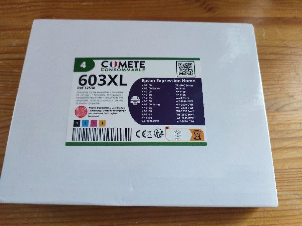 EPSON EXPRESSION HOME - 4 x 603XL (compatibles), Enlèvement ou Envoi, Neuf, Cartridge, Comete