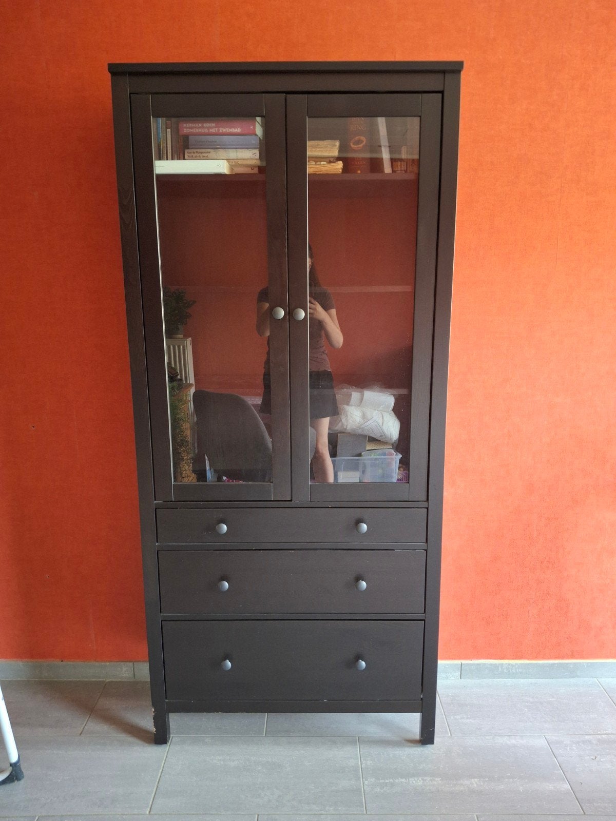 Vitrinekast Hemnes Ikea, Ophalen