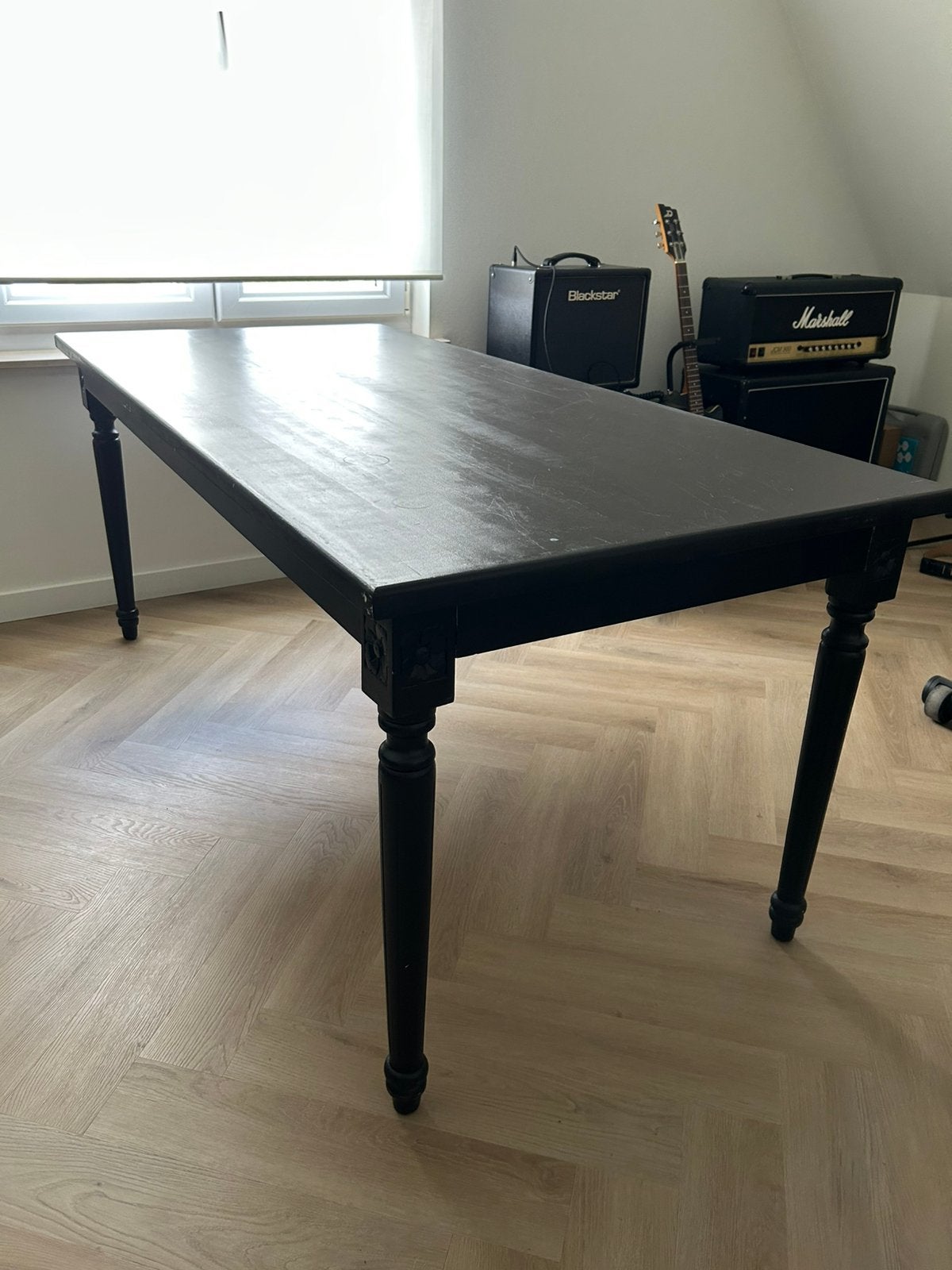 Houten tafel, Ophalen, Gebruikt, 50 tot 100 cm, Vijf personen of meer