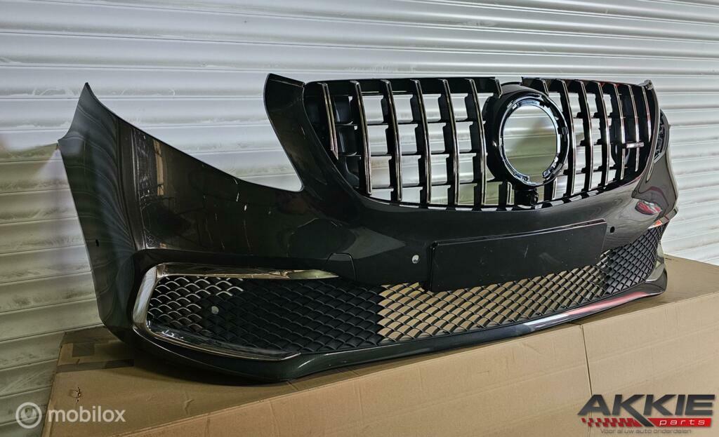 Mercedes V-klasse Vito Bumper voor W447 chroom FACELIFT, Gebruikt, Voor, Ophalen of Verzenden, Bumper